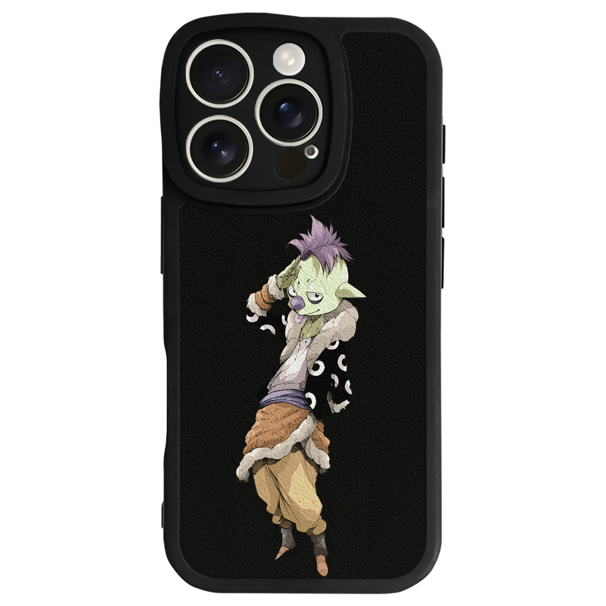 （画像用） 転スラ Regarding Reincarnated to Slime 【iPhone 16シリーズ対応】シリコンスマホケース（レザー調） 材質：シリコン